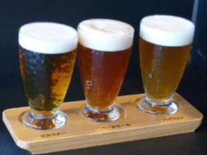 松江・堀川　地ビール館（まつえ・ほりかわ　じびーるかん）のビールセット